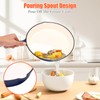Nonstick Enameled Cast Iron Cookware - 3 enameled cast iron