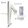Soft Close Lid Support Hinge, Lokatall 2Pack Heavy Duty Gas