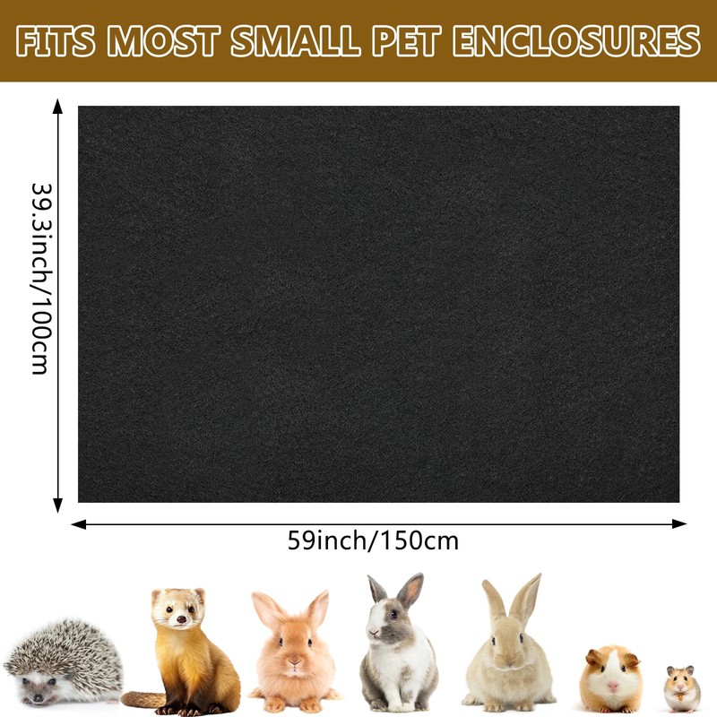 Waterproof Pet Playpen Mat, 59 x 39 Inch Cage Liner