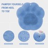 2 PCS Larger Shower Foot Scrubber and Massager Mat with