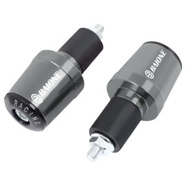 Worldmotop 7/8" 22mm Motorcycle Bar End Plugs Handlebars End Caps Slider Grips Replacement for Suzuki GSXR 600 750 1000 1100 1300 (Titanium)