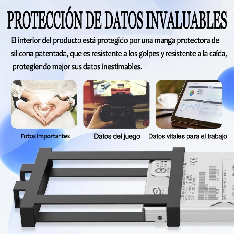 Disco Duro Externo Portátil Yotuo De 1 Tb SY-HDD01-1000 negro