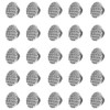 Healifty 30 botones linguales de ortodoncia dental con base redonda
