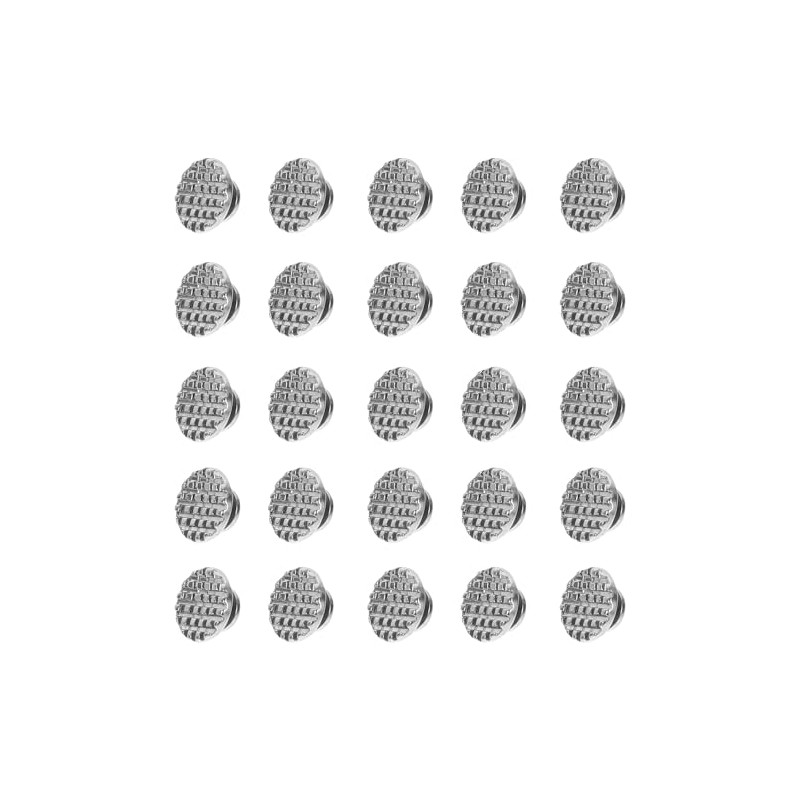 Healifty 30 botones linguales de ortodoncia dental con base redonda