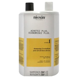 Nioxin System 1 Cleanser and Scalp Therapy Conditioner, 33.79 Ounce