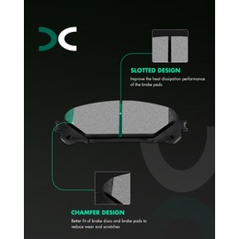 SCITOO SCITOO Disc Brake Pads Kits D1324-8436 Ceramic Front Brake Pads Set Fit For Lexus For NX200t 2015-2017,For Lexus For NX300 2018-2020,For Lexus For RX350 2010-2020,For Lexus For RX350L 2019