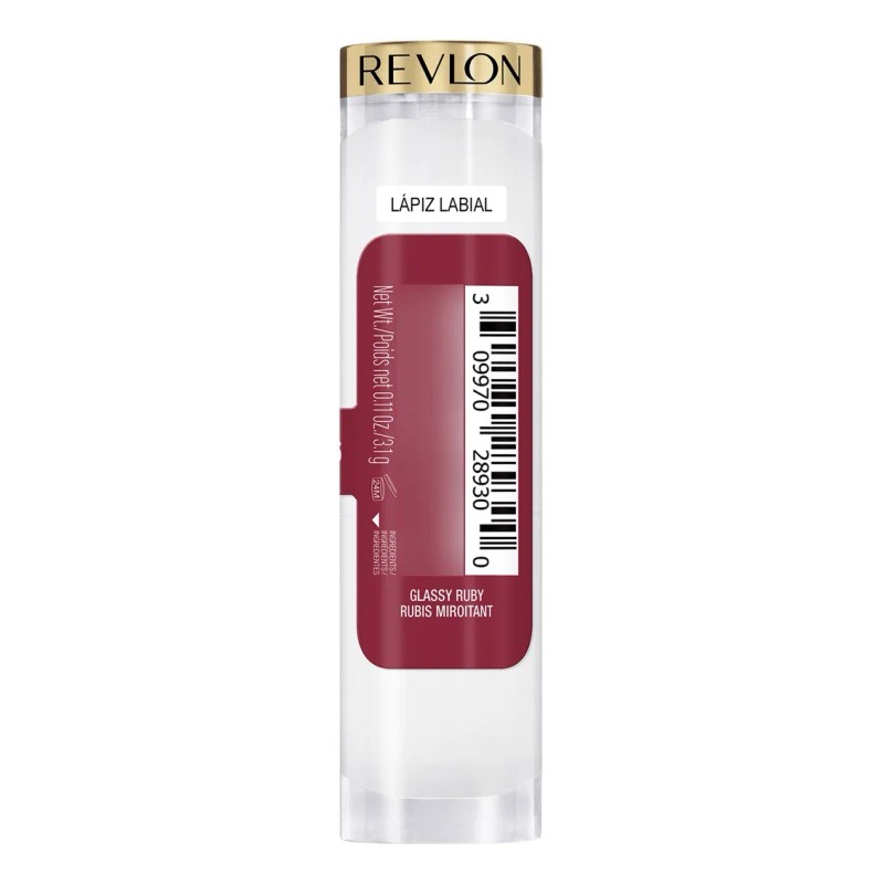 Labial Revlon Super Lustrous Glass Shine Tono Glassy Ruby