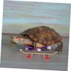 Levemolo Pet Turtle Skateboard Bearded Dragon Scooter Accessories for Tortoises