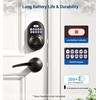 Veise Keyless Entry Door Lock, Electronic Keypad Deadbolt, Keyed Entry,