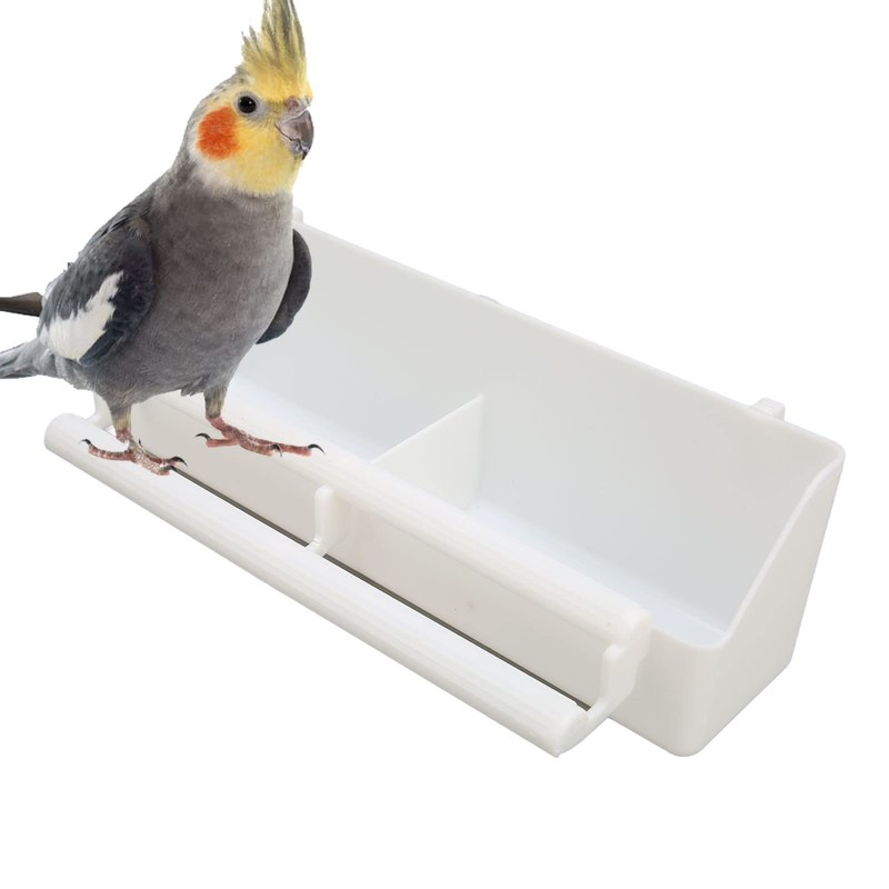 HEEPDD Alimentador de Jaula para Pájaros, Vasos de Alimentación de