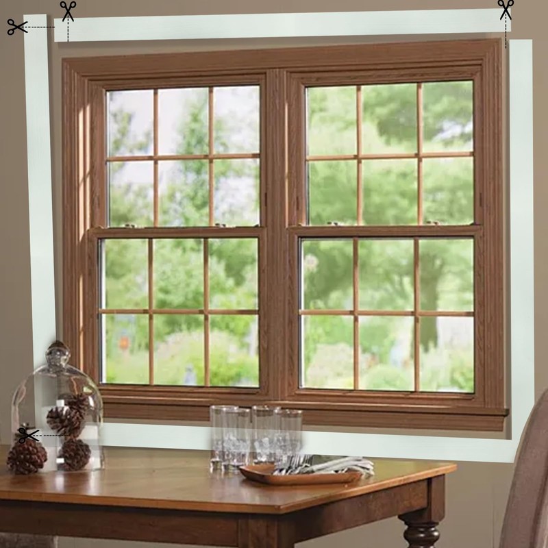 Window Strip, White, Width 50 mm, 5 m, Flat Strip,