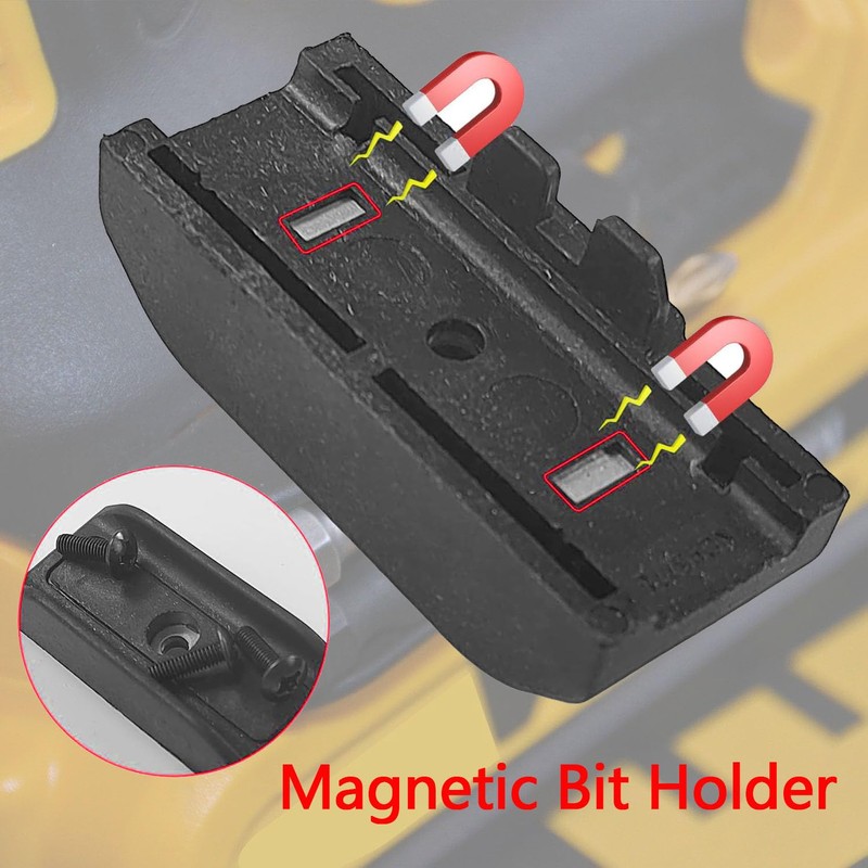 Bamyli 2pcs Magnetic Bit Holder with Screws Compatible with Dewalt