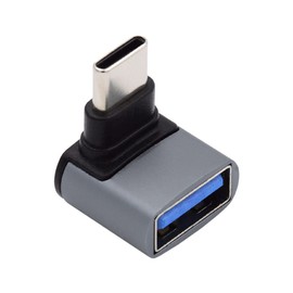 xiwai Adaptador OTG de 90 grados para computadora portátil, tablet y teléfono