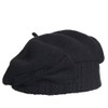 VECRY Lady French Beret 100% Wool Beret Floral Dress Beanie