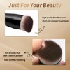 JoMay Flat Top Kabuki Foundation Brush – Vegan Makeup Brush