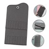 SAFIGLE 16Holes Nail Drill Bits Holder Portable Storage Bag for