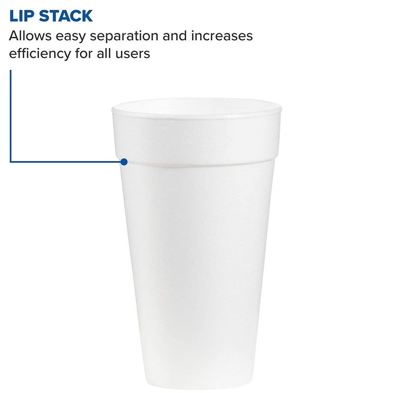 (CA/500) C-FOAM CUP 20 OZ WHI