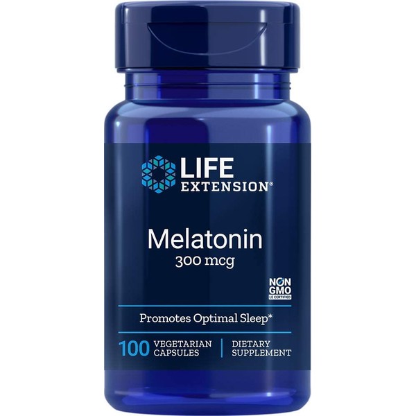 Life Extension Melatonin, 300 Mcg, 100 Capsules