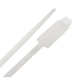 8 in. Cable Tie White - Pack of 25