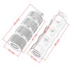 2 Pair Motorcycle Brake Foot Peg CNC Process Plating Precise