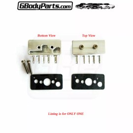 Gbodyparts 86-87 Grand National T-Type Billet Aluminum Vacuum Block Gasket Hardware SMOOTH