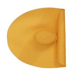 JDYaoYing Oversized Beach Straw Hat for Women Foldable Large Straw Hat Visor Hat Large Wide Brim Straw Hats Yellow