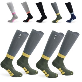 CFA V2 Compression Socks for Men and Women - Ideal for Running, Gym, Cycling, Muscle Recovery or Workouts - Quality Compression Socks Sustainable Danish Design