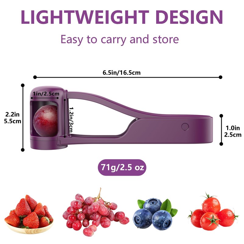 Luvan Grape Cutter for Toddlers Babies, Grape Tomatoes Cherries Strawberry
