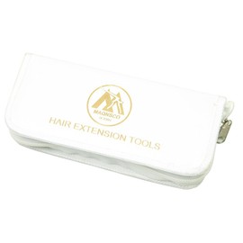 Professional 2pcs 7" Hair Extension Pro Tape Pliers Micro Extension Pliers Tape with Free Bag (Black & Gold)