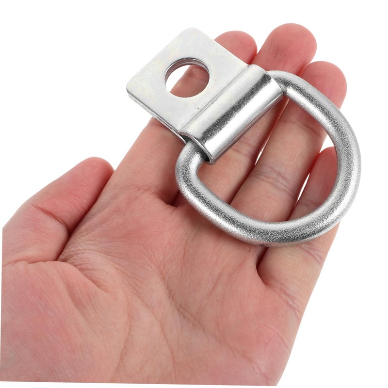 NOLITOY Stainless Steel Pull Trailer Cargo Hooks V-Shaped Tie Down