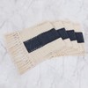 Karlesi Table Runner,Cotton and Natural Burlap Splicing Table Runner with