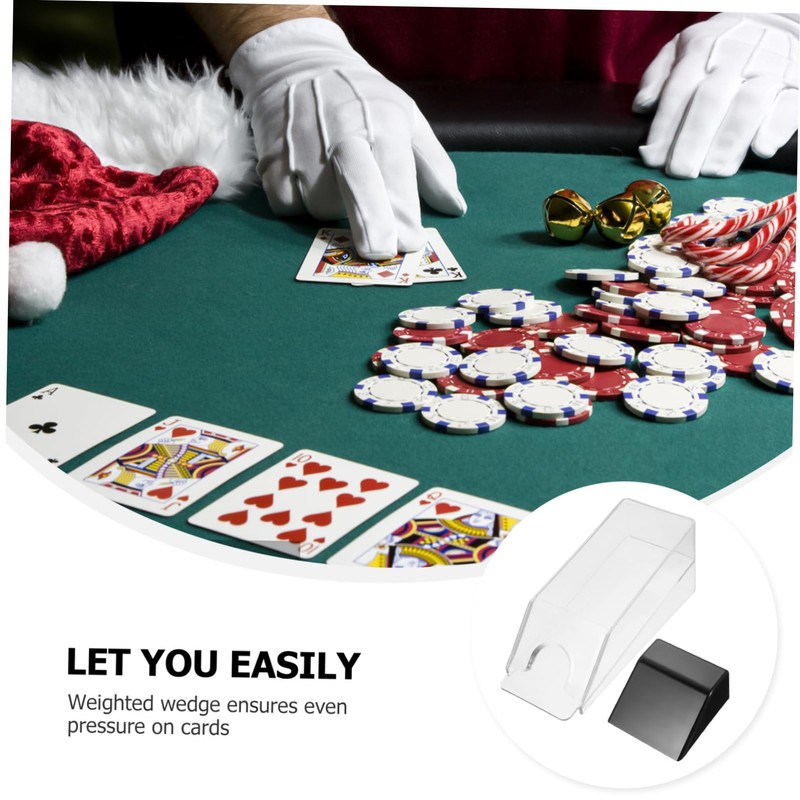 Toyvian Dispenser Di Carte Poker Acrilico Accessorio Da Gioco Da