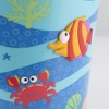 Allure Home Creation Fish Tails Plastic Wastebasket