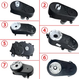 12Volt 24Volt Steering Wheel Motor Gearbox for Kid's Power Wheels Ride on Toys Car Upgrade,Children Trail Gear Power Steering Wheel Motor Replacement Parts Accessories,12V&18V&20V&24V (12V NO.4)