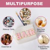 Portable Makeup Bag Pu Leather Cosmetic Bag Waterproof Travel Organizer
