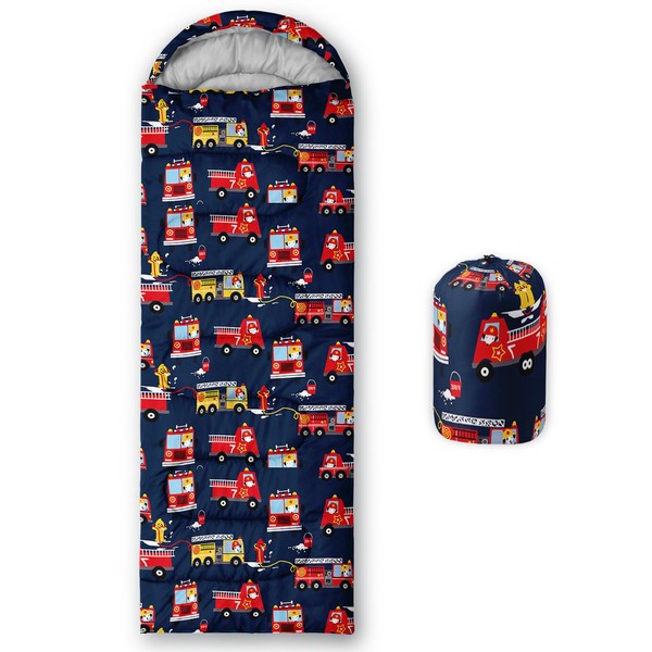 OUIXOTIC Kids Sleeping Bag for Boys Girls, Waterproof Warm Cold