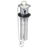 Foset CE-204, Contra p/lavabo c/rebosadero, tapón y cadena, cromo, 1-1/4"