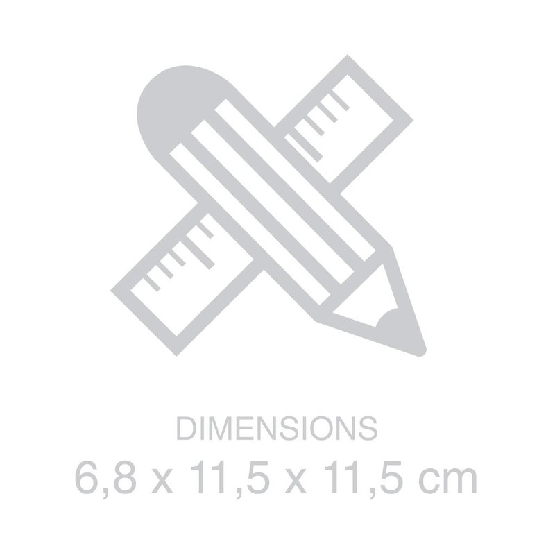 Balvi - double sugar bowl in acrylic. With two compartments.