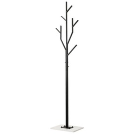 Cre Cra Marble Base Metal Clothing Coat Rack Stand for Hanging Clothes Bedroom Standing Rack Heavy Duty Coat Hanger Freestanding Tree Coat Racks Hallway Entrance Office Hats Coats Scarves Handbags