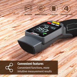NDI 6 in 1 Non-invasive Moisture Meter Pinless Humidity Sensor Drywall/Gypsum Board/Cement Board/Cork/Hardwood/Mildew Index