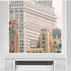 Sharper Image PORTAL Window Fan with 3 Speeds, Reversible Exhaust