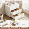 Aheaplus 21.7" Closet Drawers, Wood Closet Organizers and Storage with