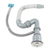 Stainless Steel Sink Drain Assembly with Cage S Bend Hose
