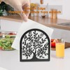 Table Napkin Holder Tree of Life Design Modern Metal Napkin