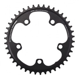 Spécialités TA Unisex's One 110, 5 Arm Narrow/Wide Chainring, Black, 38T