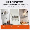 18\" X 72\" Stainless Steel Wall Mounted Floating Shelving Commercial