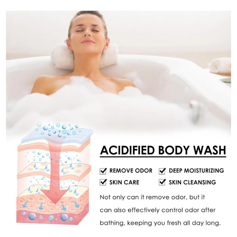 Gel De Baño Acidificado, 3 Unidades, Control De Olores