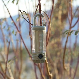 Hiker's Gold Mini Rechargeable Flashlight/Lantern for Hiking, Backpacking, Camping