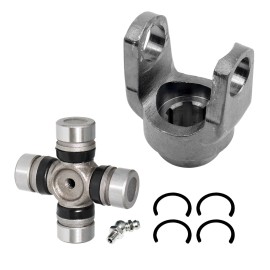 Caltric Rear Propeller Drive Shaft Yoke U-Joint For Yamaha Kodiak 400 YFM400FA 2005-2006