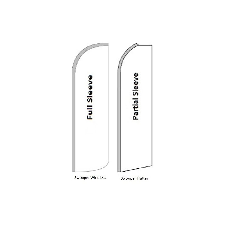 Window tinting Swooper Windless Flag Kit (full sleeve) 3ft X